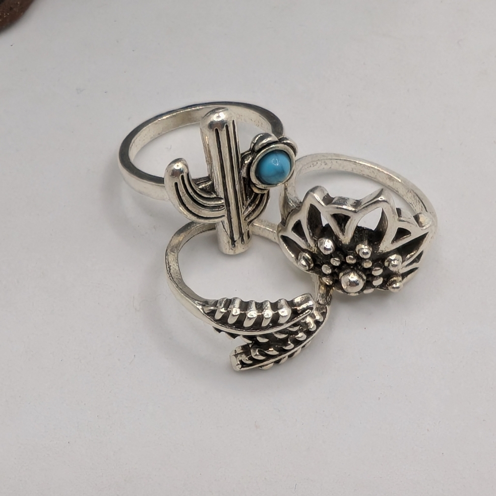 3‎ Pack Fashion Ring Set